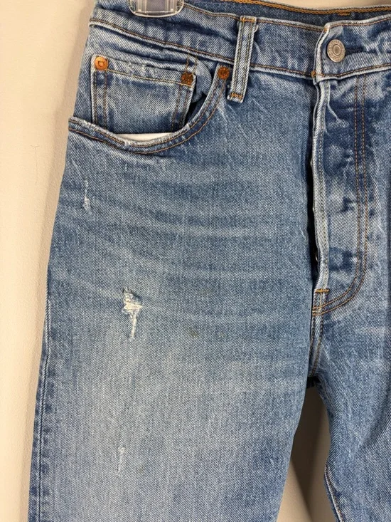 Levi's Light Blue 501® S NWOT High-Rise Jeans 29x32 button fly - Picture 3 of 9
